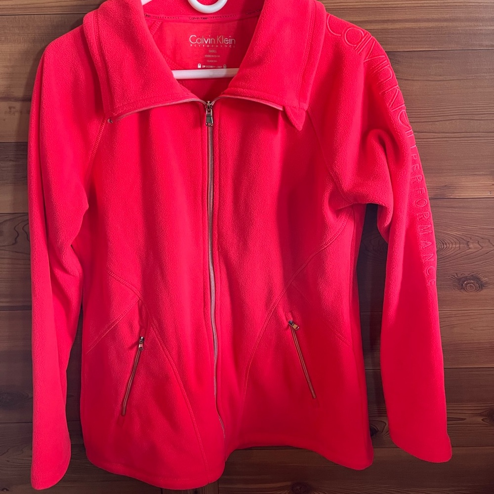 Calvin Klein Women's Vibrant Red Jacket